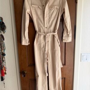 Everlane Beige Utility Jumpsuit size 2